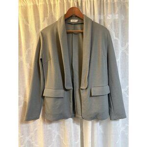 POGTMM Cardigan Adult Medium Gray Lightweight Fashion Womens 3 quarters sleeve